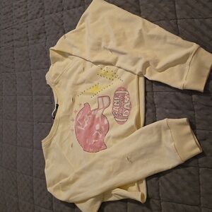 Blue b collection boutique cropped sweatshirt